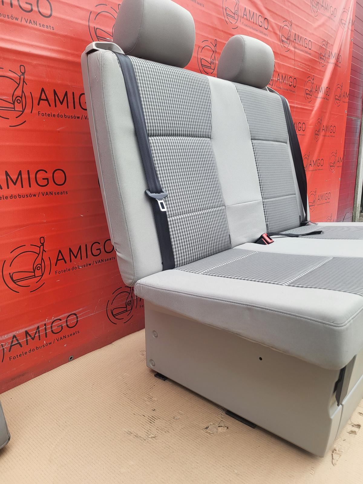 Seat VW T6 T5 California double passenger bench bed Multivan sleep function for rails