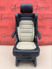 Seat VW T6 T5 Multivan Caravelle Dessert beige leather swivel rear for child t5