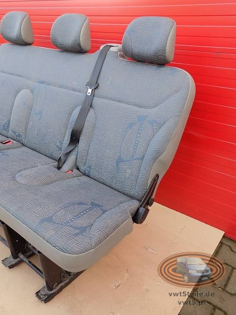 Seat triple bench Renault Trafic Opel Vauxhall Vivaro Nissan Primastar 2001-2014