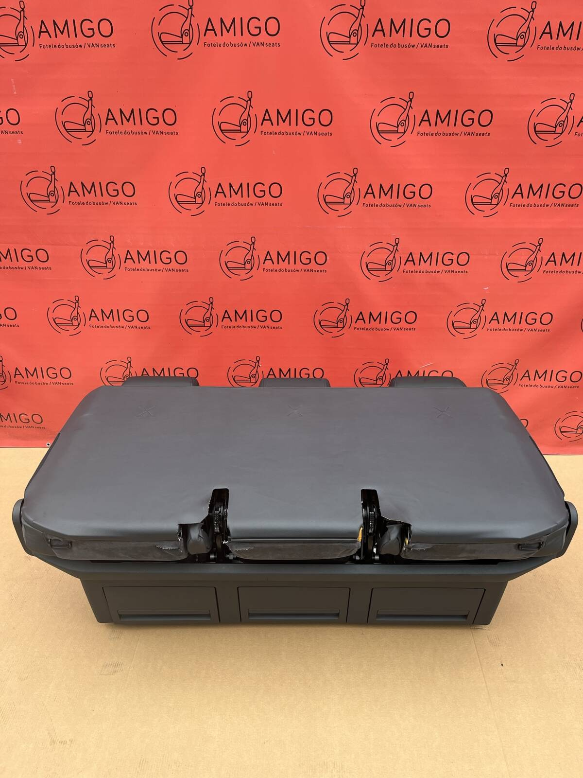 Bench rear triple seat VW T5 T5.1 anthracite leather alcantara Multivan Caravelle t6