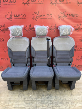 Seats rear NEW VW Multivan T7 1+1+1 heated leather