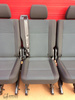 Bench rear triple seat VW T6 Transporter SIMORA t5 3x single SET brackets belts