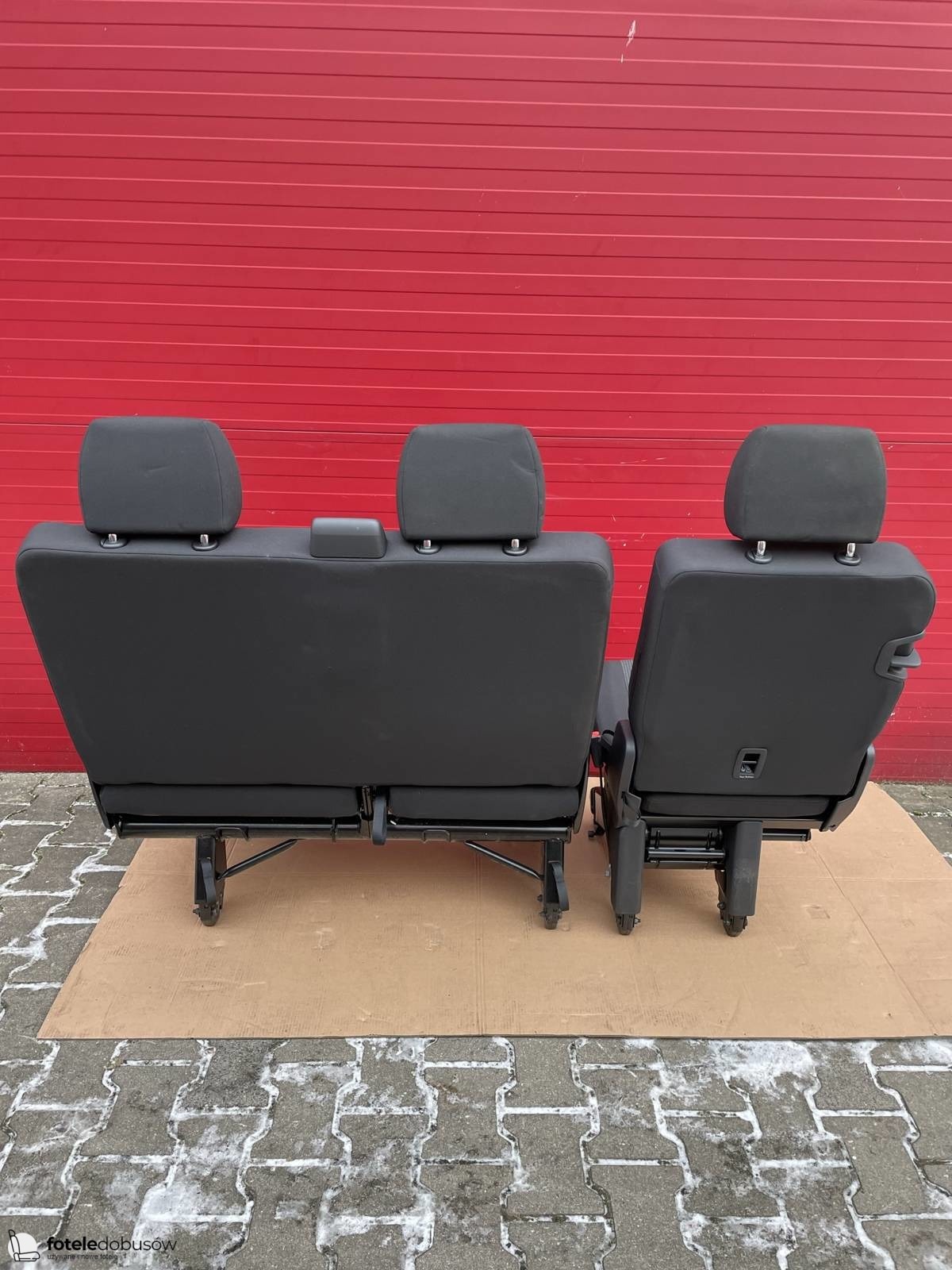 Bench rear triple seat VW T6.1 T6 Transporter Double Grid single + double LHD