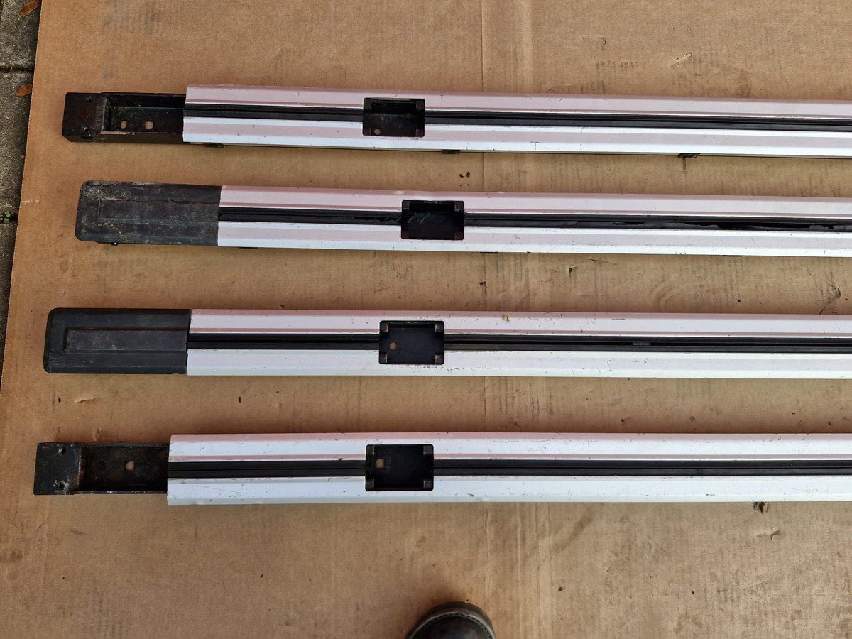 Rear rails for seats single Volkswagen VW T5 Multivan Caravelle SWB set