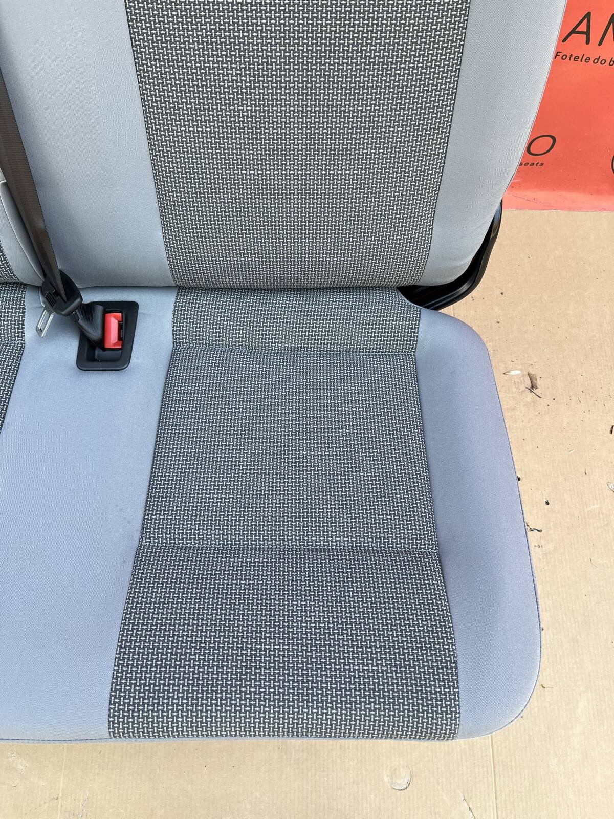 Bench rear triple seat VW T5.1 T5 Timo Grey 4th Row