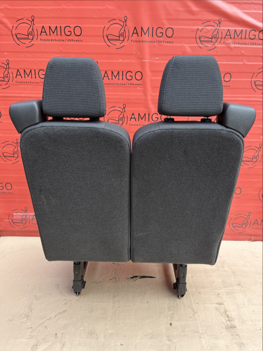 Ford Transit MK8 2-seater bench seat Passenger compartment seat Lane 80cm with brackets