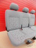 Bench rear triple seat VW T5 Transporter LLL | SET TO THIRD ROW belts