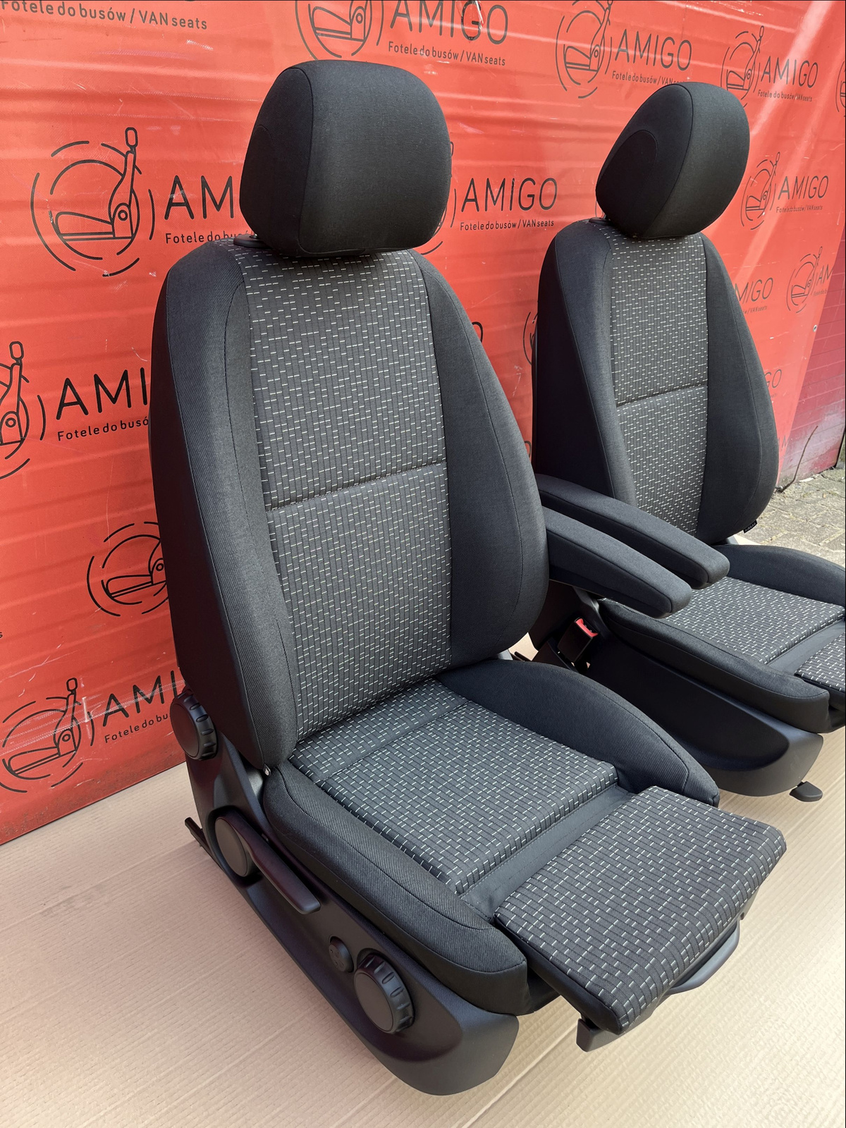 Seat Mercedes Vito W447 driver passenger 2014-2025 armrest adjustments CALUMA