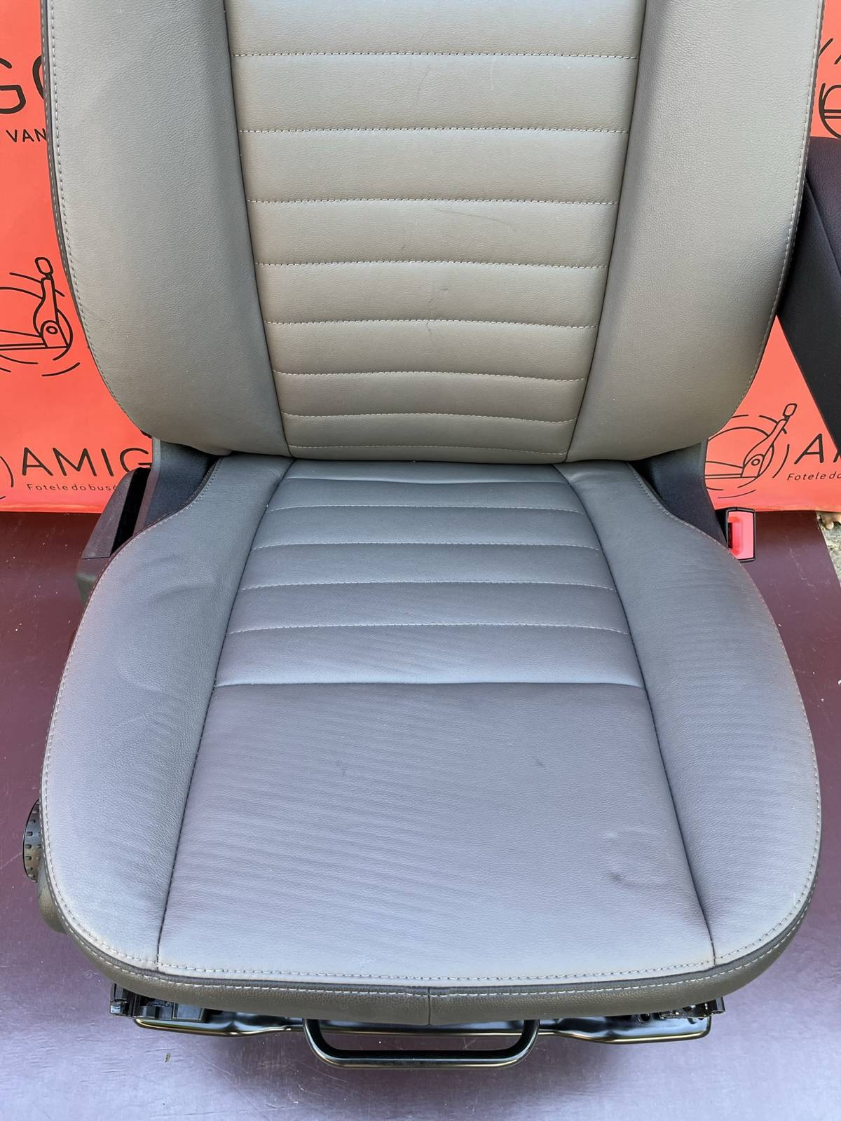 Ford Transit Custom Seat EU passenger | UK driver armrest 2012-2022 Salerno leather airbag