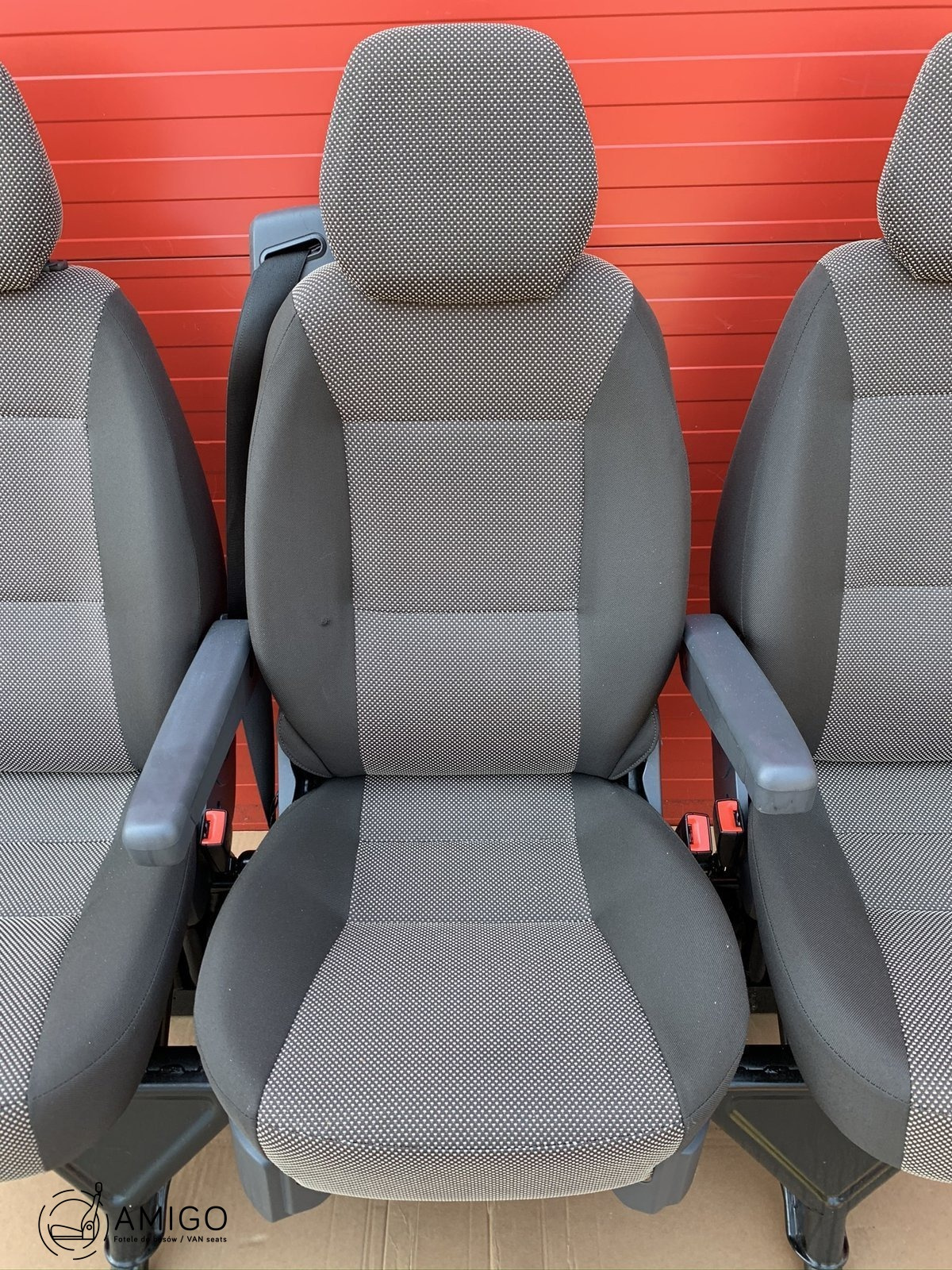 Seat Fiat Ducato Boxer Jumper Citroën Relay bench triple rear armrests