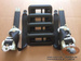 Bench rear triple seat VW T5 Transporter OX | SET TO SECOND ROW belts mounts