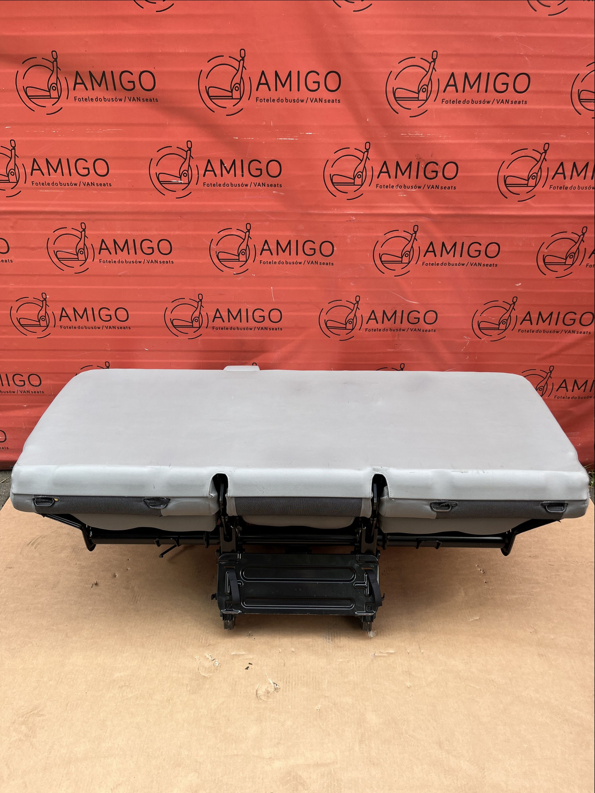Bench rear triple seat VW T6 Transporter AUSTIN grey isofix t5