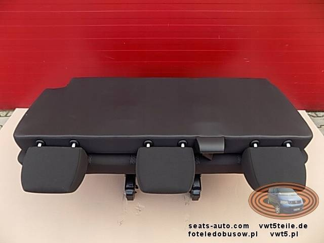 Bench rear triple seat VW T5 T6 Transporter Kutamo new model 4th row