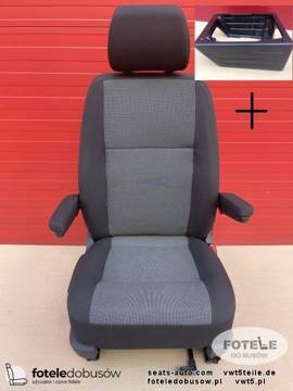 Seat VW T5 T6 Austin front UK driver | EU passenger comfort adjustments armrests base