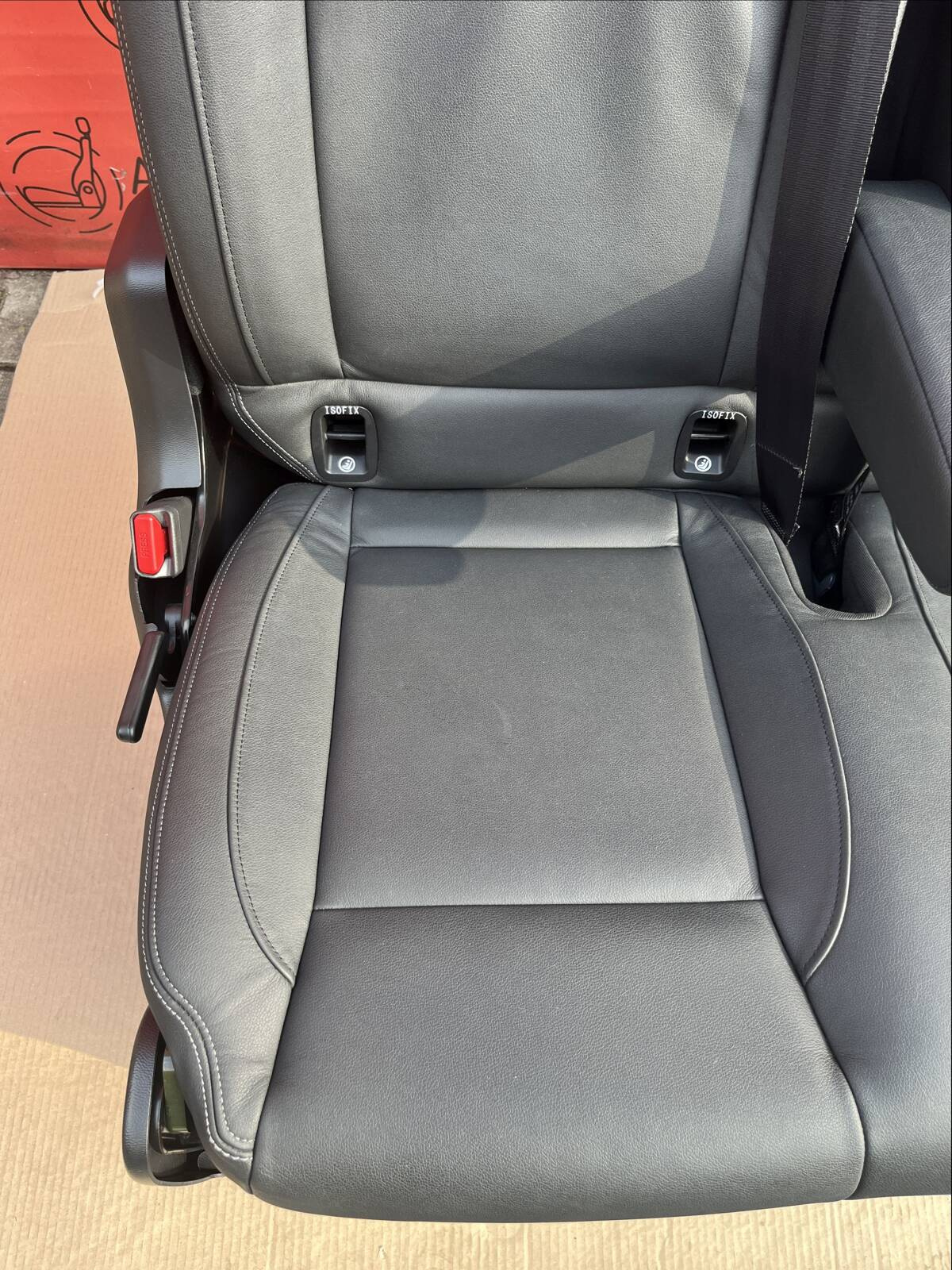 Seat rear bench bed Renault Trafic SpaceClass Escapade Black Leather