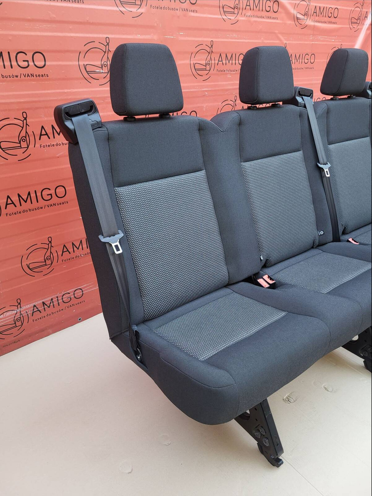 Seat Ford Transit MK8 bench triple rear three-seats V363 Capitol isofix