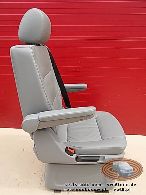 Seat VW T5 Multivan gray leather swivel isofix armrests