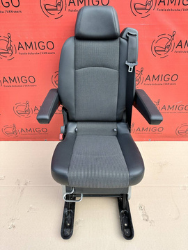 Seat single rear Mercedes Viano Vito W639 Black Comfort