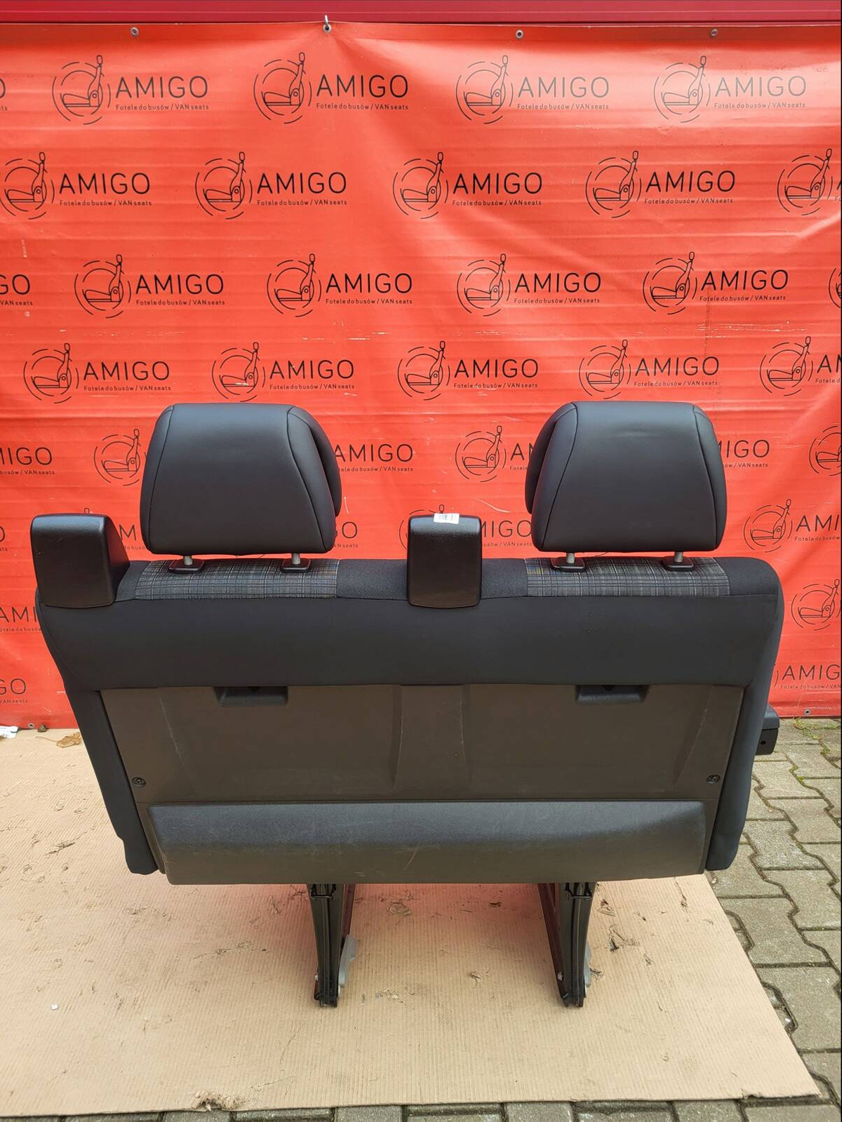 Seat Mercedes Sprinter W906 rear double bench MATURIN isofix with armrests
