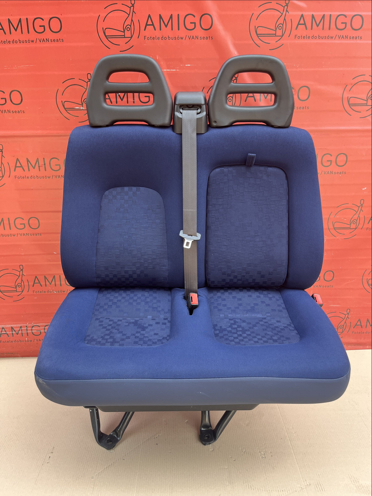 Seat Fiat Ducato Boxer Jumper Relay double front bench cupholder passenger LHD