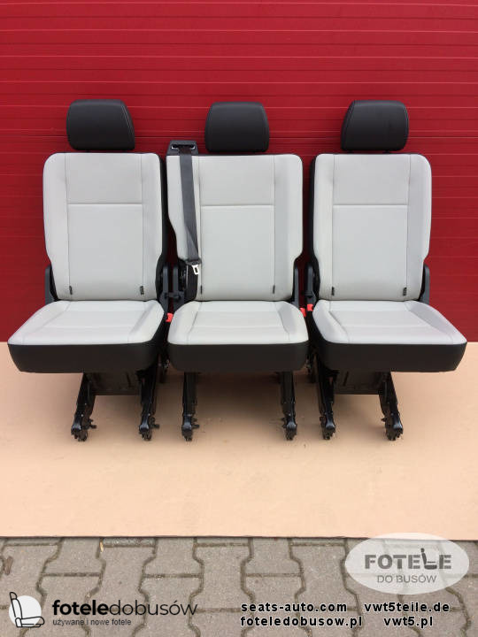 Bench rear triple seat VW T6 Transporter Moonrock Mesh t5 3x single