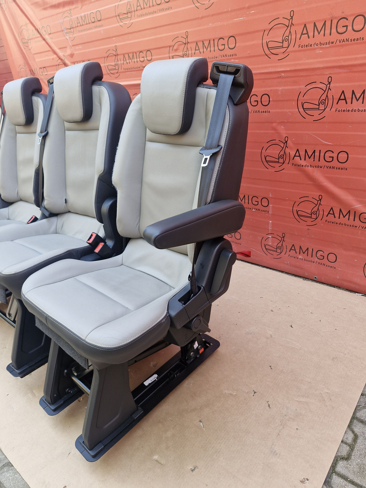 Seat 2+1 Ford Transit Custom 2013-2020 bench rear seats double single RHD