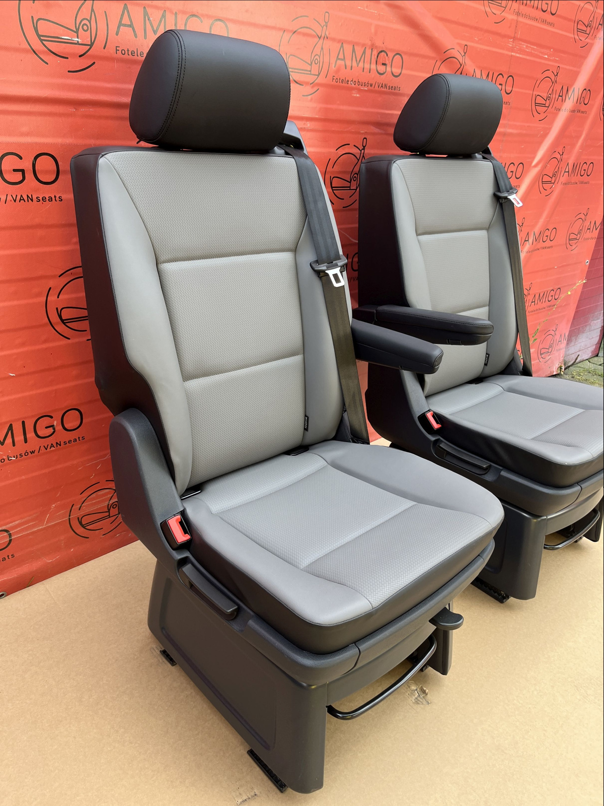 Seats VW T6 California Multivan Caravelle Mesh Palladium swivel rear t5
