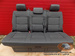Bench rear triple seat VW T5 T5.1 anthracite leather Multivan Caravelle