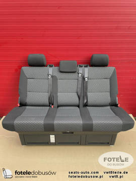Bench rear triple seat VW T6.1 T6 Quadratic Multivan Caravelle