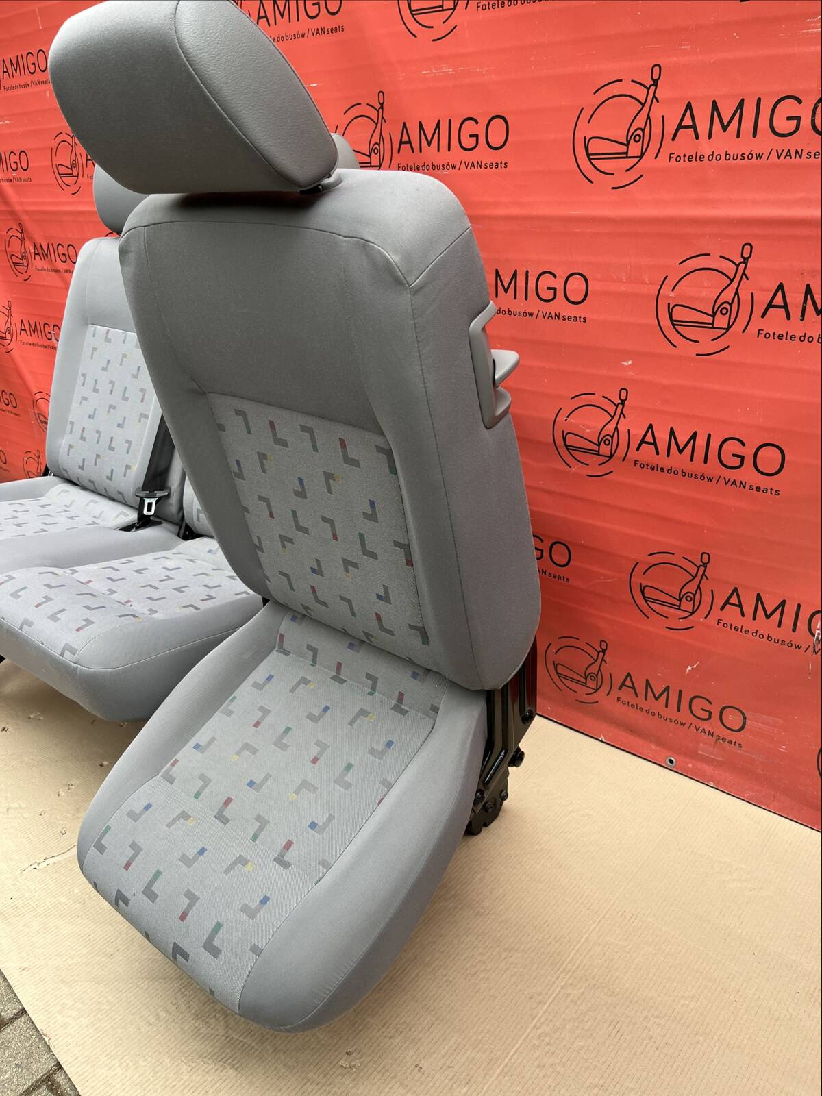 VW T5.1 T5 SET Bench rear double single seat Grey 2nd row