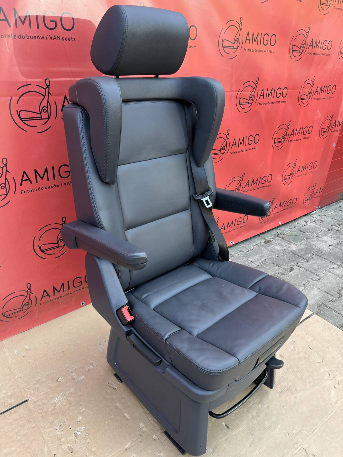 Seat VW T5.1 T5 Multivan Caravelle Leather anthracite swivel rear for child t6