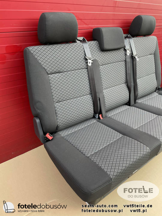 Bench rear triple seat VW T6.1 T6 Quadratic Multivan Caravelle