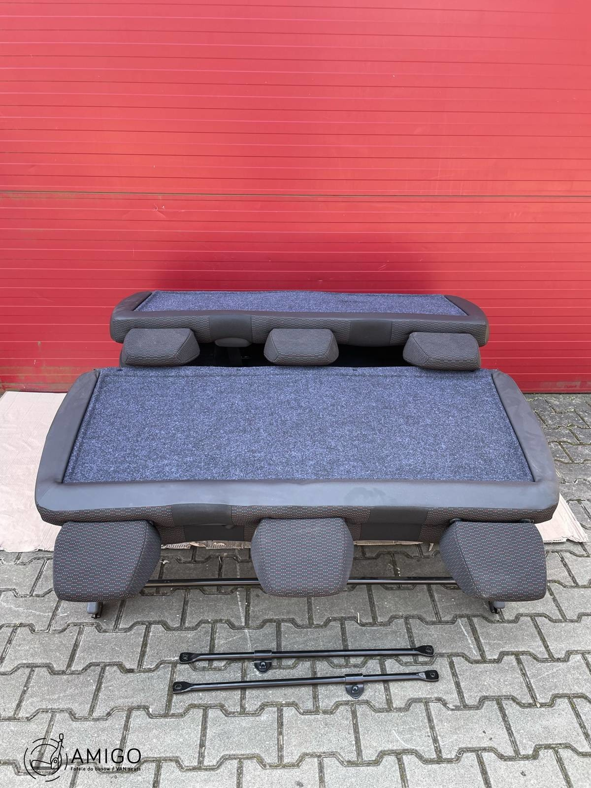 Seat Fiat Ducato Boxer Jumper Citroën Relay LHD bench triple rear isofix seats