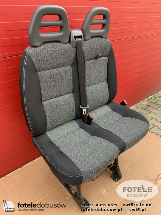 Seat Fiat Ducato Boxer Jumper Relay double front bench cupholder passenger LHD