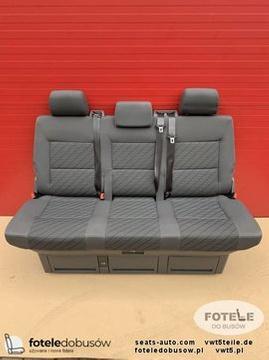 Bench rear triple seat VW T5 T6 Cheyenne Multivan Caravelle
