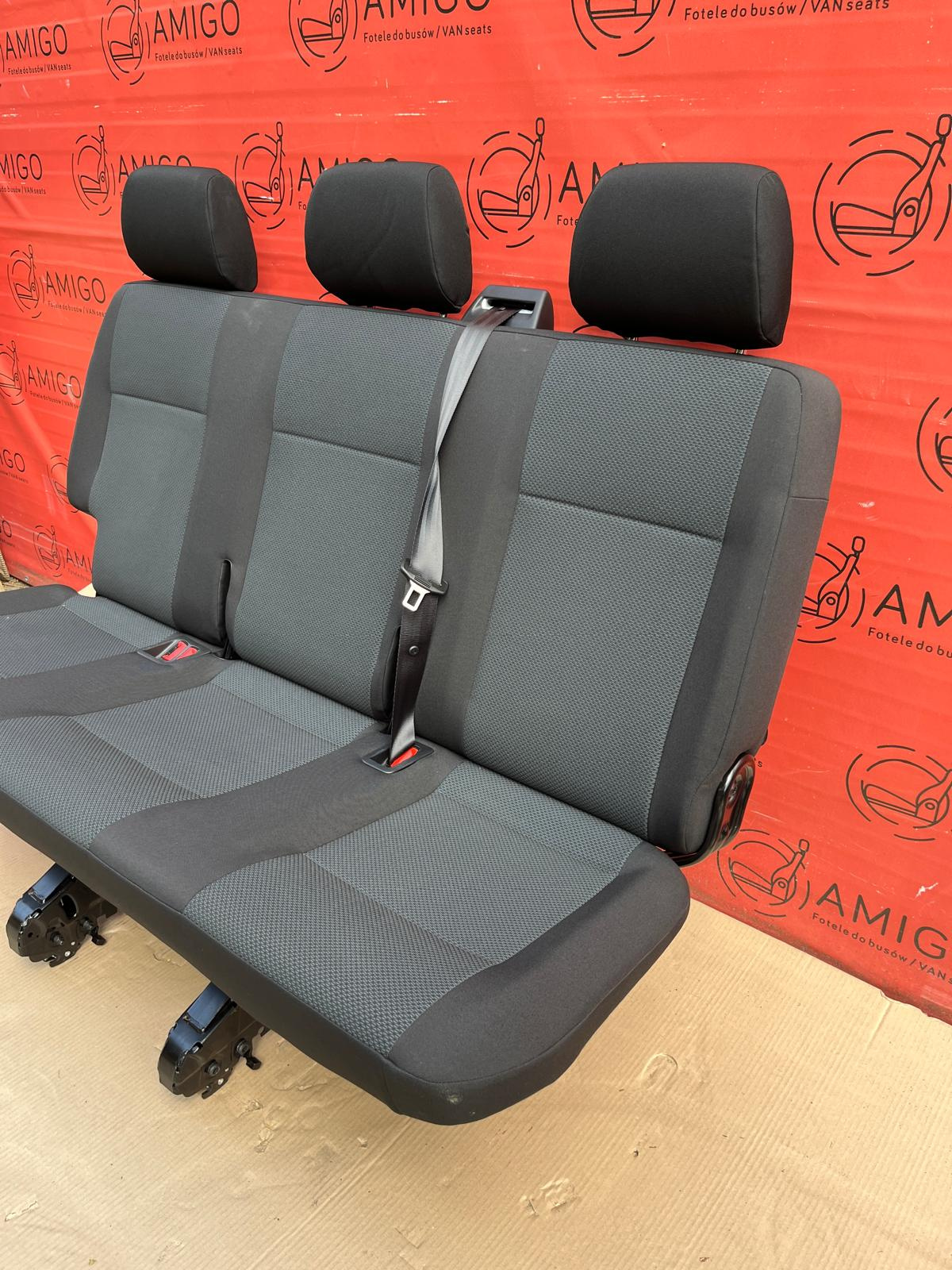 Bench rear triple seat VW T6 T5 Simora 4th Row