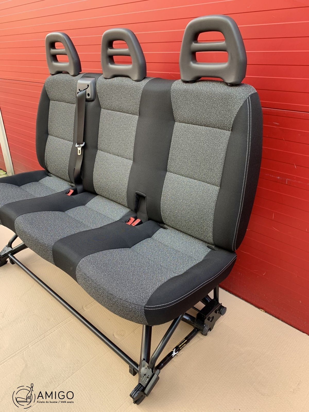 Seat Fiat Ducato Boxer Jumper Citroën Relay LHD bench triple rear isofix