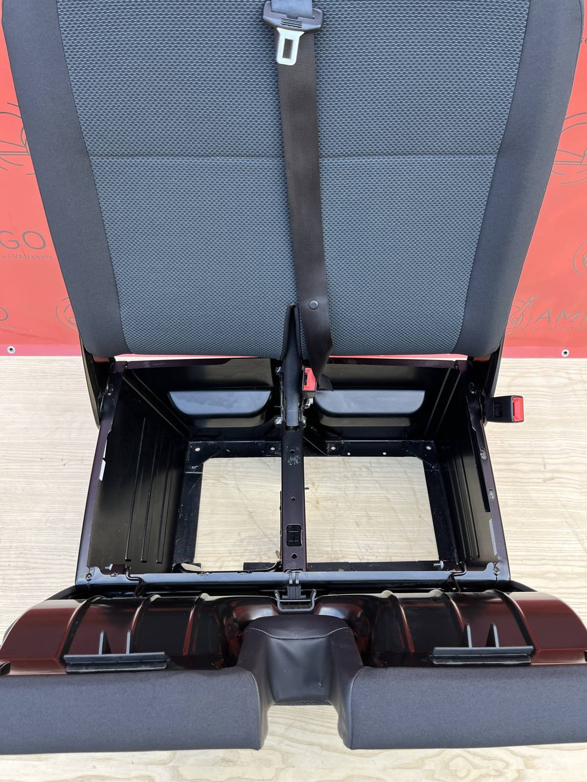 Seat VW T6 T5 double front passenger bench heated Simora LHD