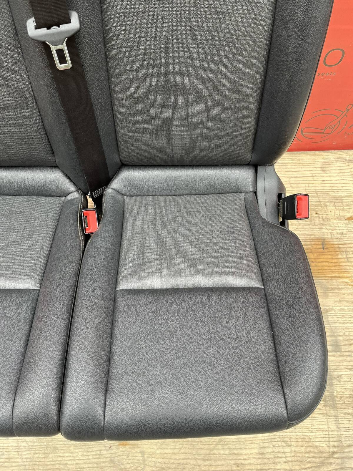 Seat Ford Transit Custom bench double front passenger LHD Vinyl