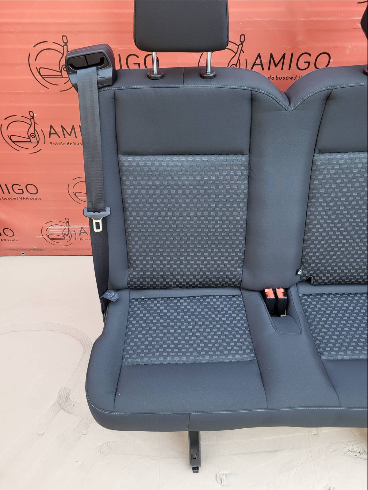 Seat Ford Transit MK8 bench triple rear three-seats V363 Capitol isofix