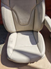 Seat Mercedes V class W447 driver passenger beige leather adjustments armrest