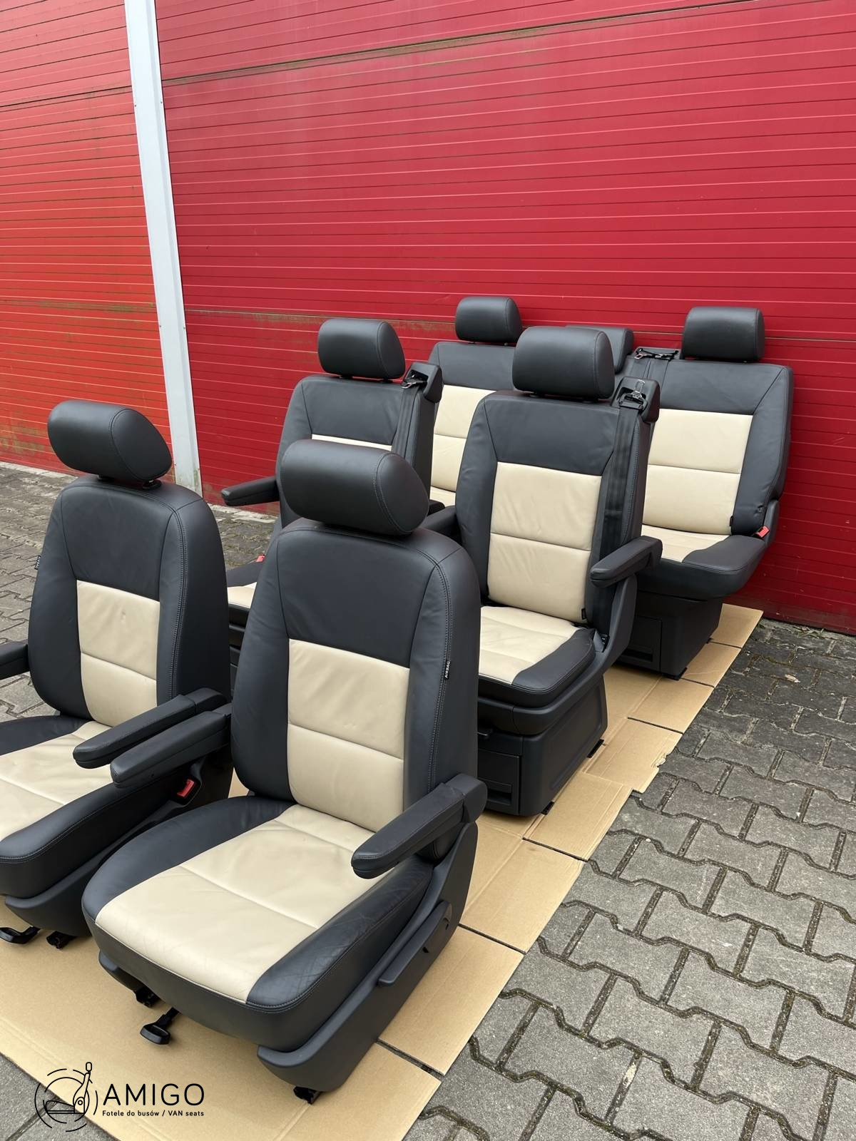 SET Driver passenger swivel Bench rear triple seat VW T5 Multivan Caravelle