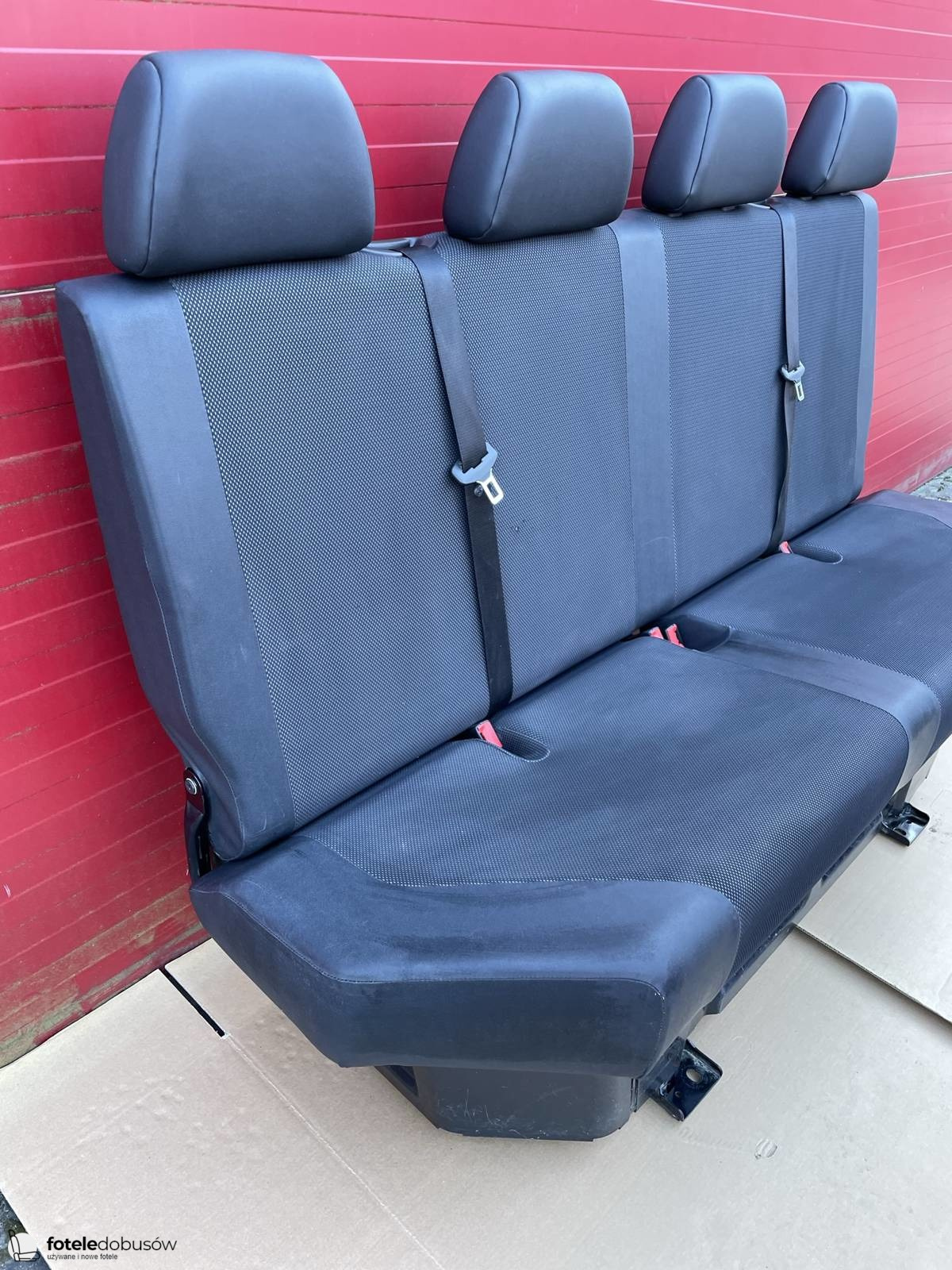 Seat Mercedes Sprinter W906 Crafter CREW CAB quadruple rear four-seats bench