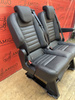 Seat Ford Transit Custom bench rear seat double Dark Palazzo Salerno Leather