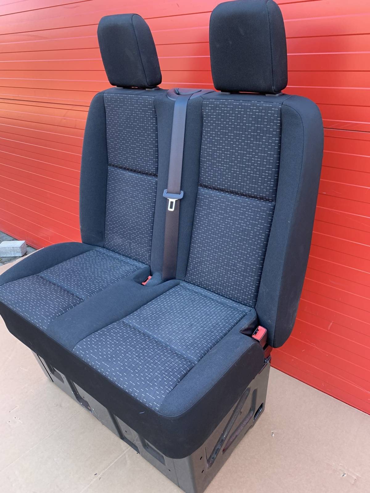 Seat Mercedes Sprinter W907 W910 2018-2025 Bench front double Caluma fabric LHD
