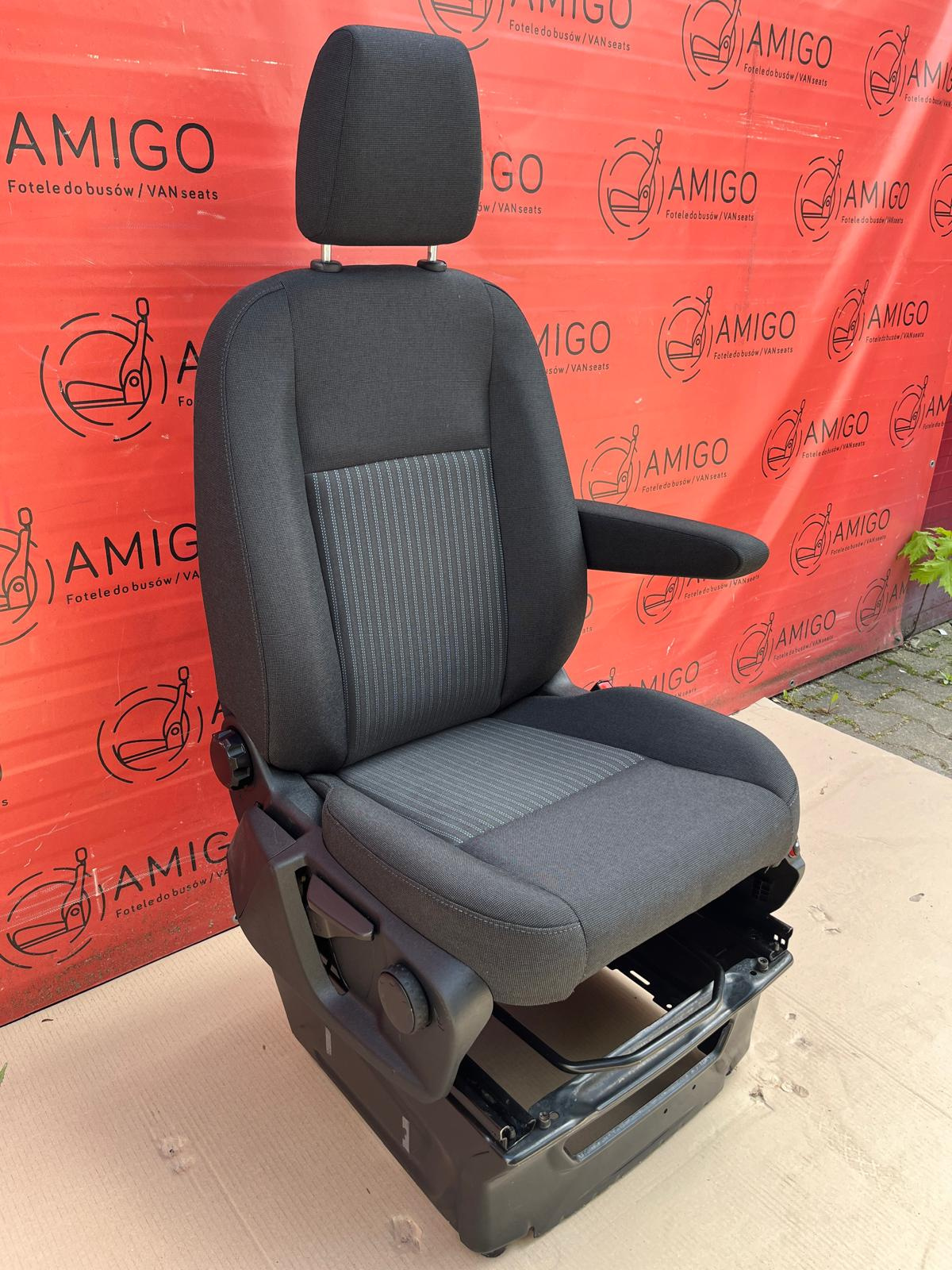 Ford Transit & Custom MK8 Seat EU passenger | UK Driver armrest V363 2012-2022 Lane blue heated