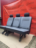 VW T6.1 Bench rear double single seat Palladium mesh LHD