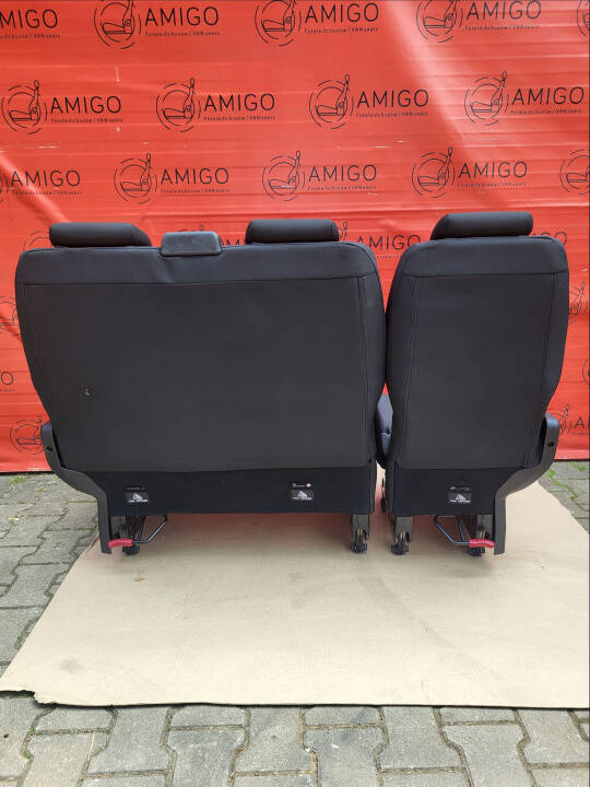Bench rear triple double + single seat Toyota Proace Traveller Spacetourer Expert Vivaro C