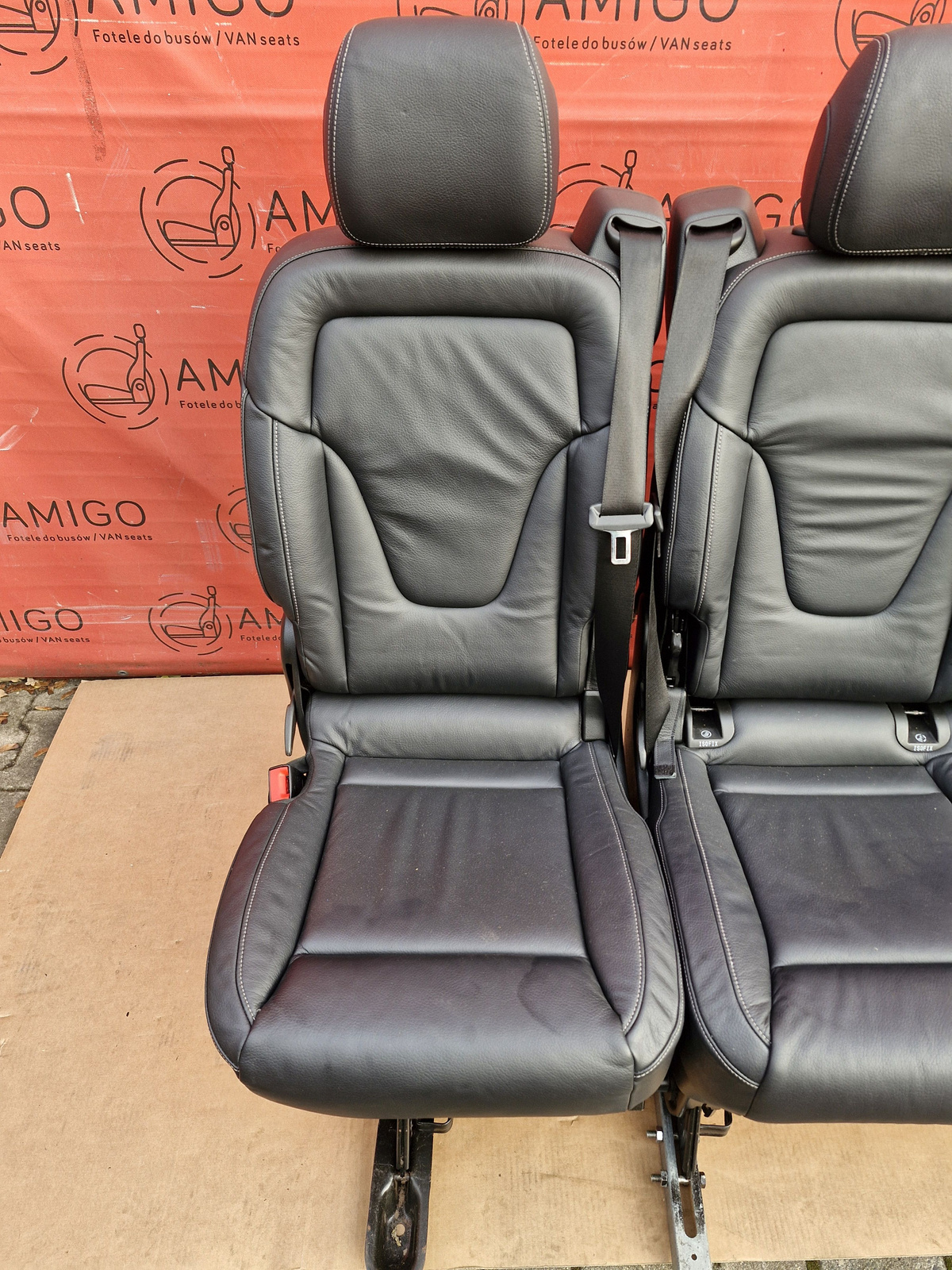 Rear bench seat 2+1 Mercedes V-class W447 lugano leather