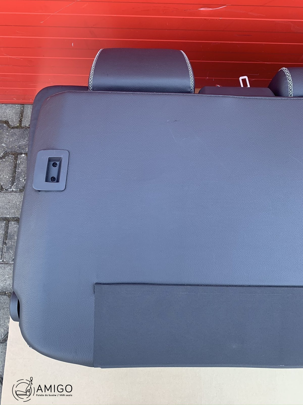 Bench rear triple seat VW T5 PanAmericana leather Multivan Caravelle t6